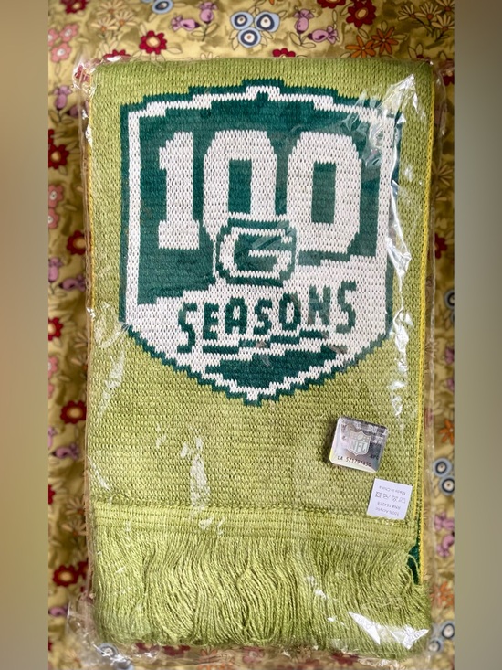 NFL Other - Green Bay Packers NFL Anniversary Winter Scarf Green Gold 100 Seasons NWT
